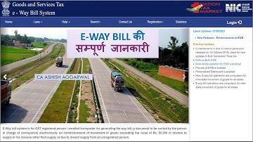 E Way Bill Kaise Banaye | How to Generate Eway Bill | All You need to know about E-Way bill