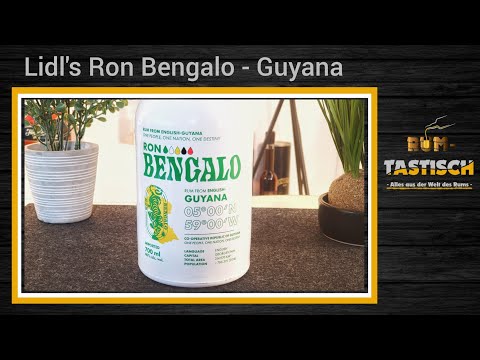 Lidl\'s Ron Bengalo Guyana Rum 40% Vol | Rum-Info & Tasting 🥃 Wie schmeckt  die weiße Lidl Flasche? - YouTube