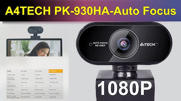 A4TECH PK 930HA FHD 1080P AF Auto Focus Webcam | Unboxing & Testing