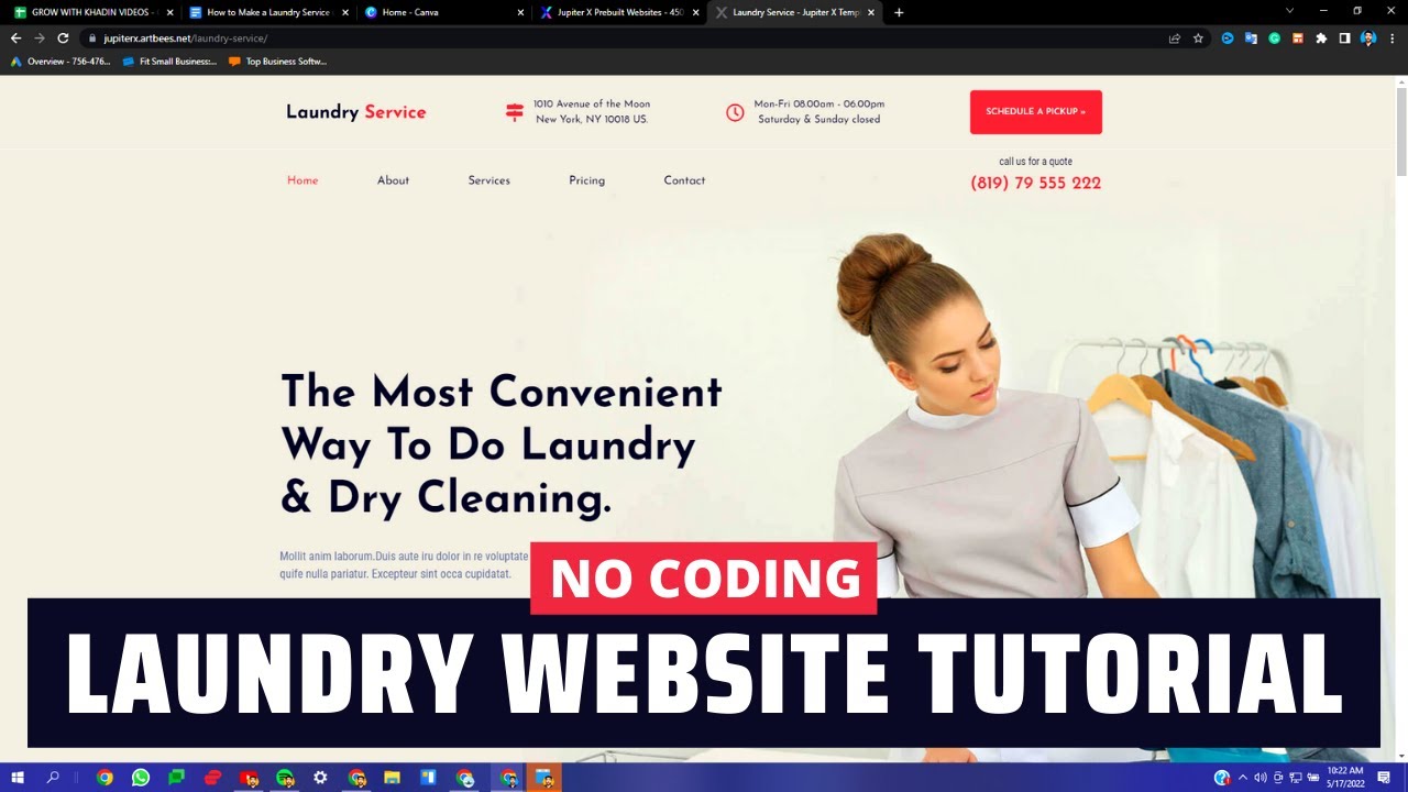 How to Make Laundry Services Website using WordPress 2024? [No Coding Elementor Tutorial]