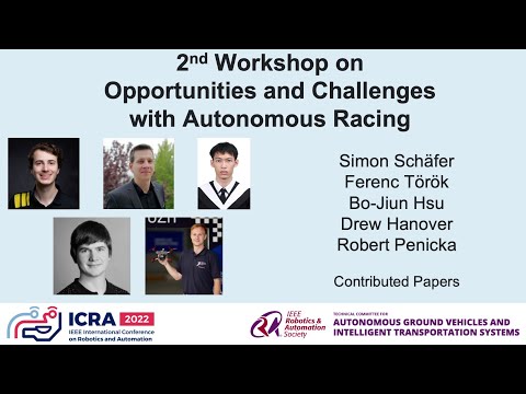 ICRA 2022 Autonomous Racing - Contributed Paper Session 1