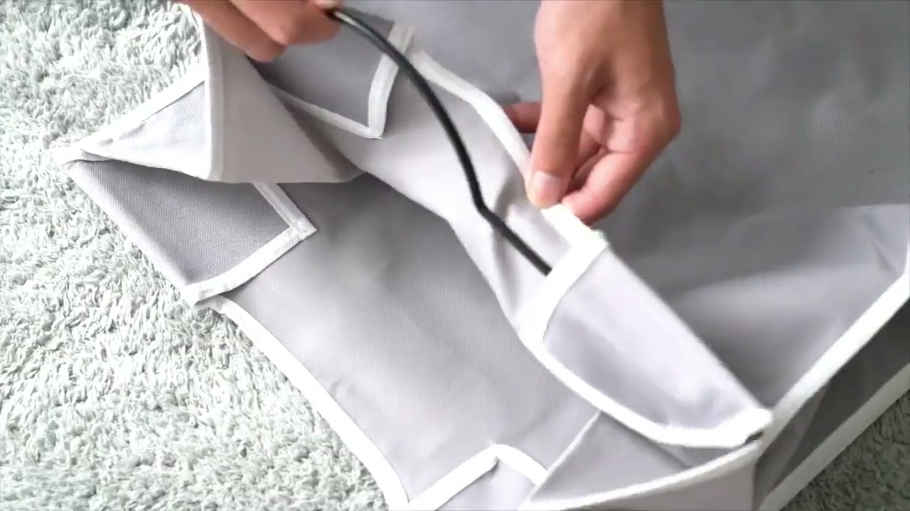 STORAGE MANIAC Laundry Sorter 4 Section with Wheels and Removable Bags, Gray