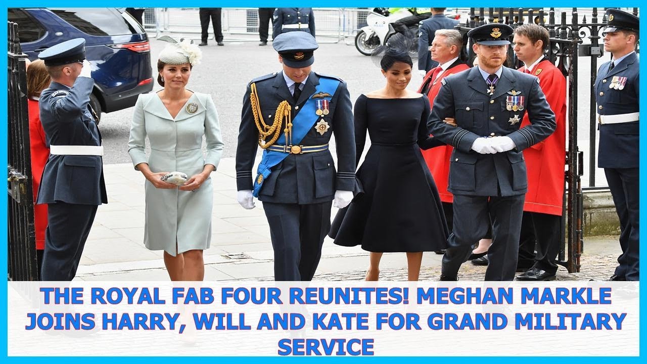 Royal News Today The Royal Fab Four Reunites! Meghan Markle Joins