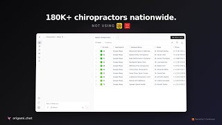 Find Chiropractors Leads That Apollo & ZoomInfo Miss | Origami AI screenshot 3