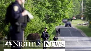 Citizens Told To ‘Lock Doors’ In Search For Escaped Killers | NBC Nightly News
