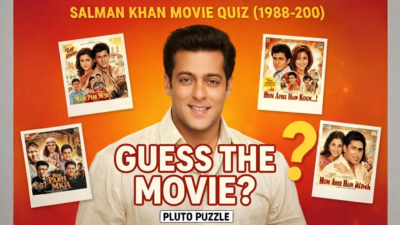 Guess The Salman Khan Movie | 90s Bollywood Challenge🔥 | Salman Khan Movies (1988–2000)