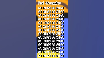 Find 16 number 👈🏽 #quiz #puzzle #facts #emojichallenge #gkquiz #maths #video #shorts #viral #short