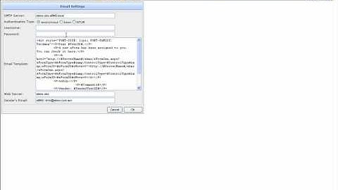 eBMS | Email Settings