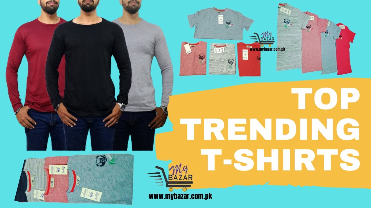 Top T-shirts in Pakistan. Review. Top Trending Summer T-shirts #review ...