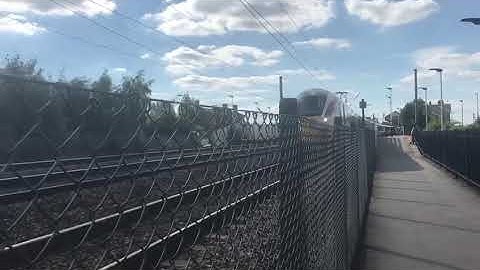 Class 800 departs Retford with 4 tone last year
