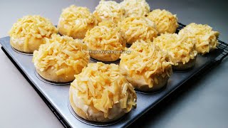 HOW TO MAKE SUPER SOFT AND YUMMY MINI ENSAYMADA!!! screenshot 5