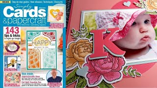 Simply Cards & Papercraft 203 | Layering Peony Stamp & Die Set Gift | FREE SHIPPING
