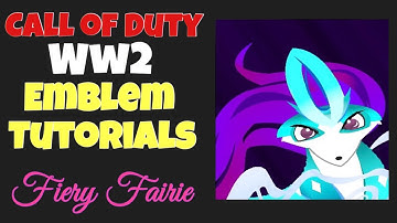 Call of Duty WW2: How to make Pokémon (suicune)/ Emblem Tutorial