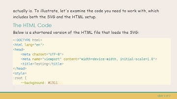 How to Fix SVG Animations Not Rendering in HTML with iframe