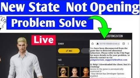 PUBG NEW STATE UNABLE TO CONNECT TO SERVER  PUBG NEW STATE LOGIN PROBLEM FIX UNABLE TO CONNECT