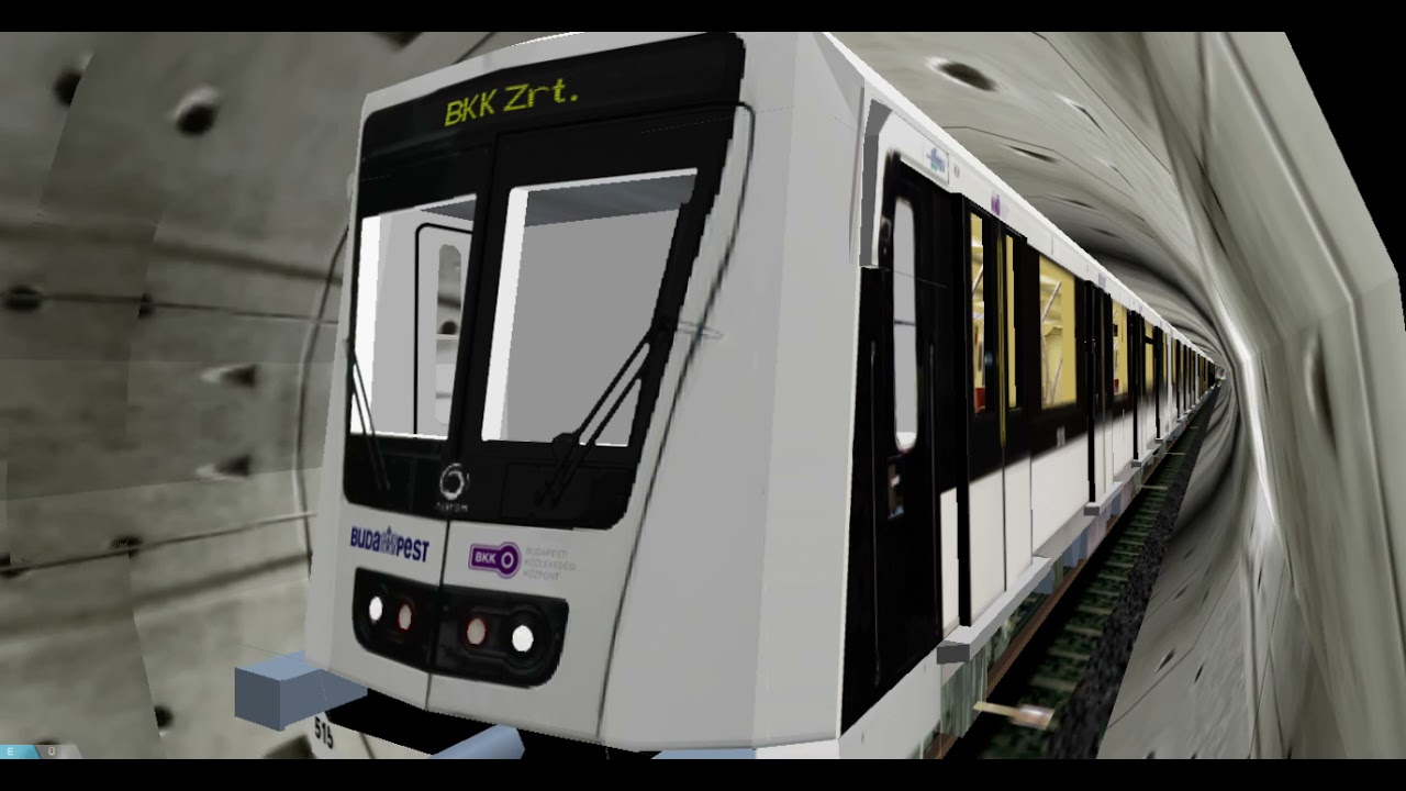 Openbve M4-es metró