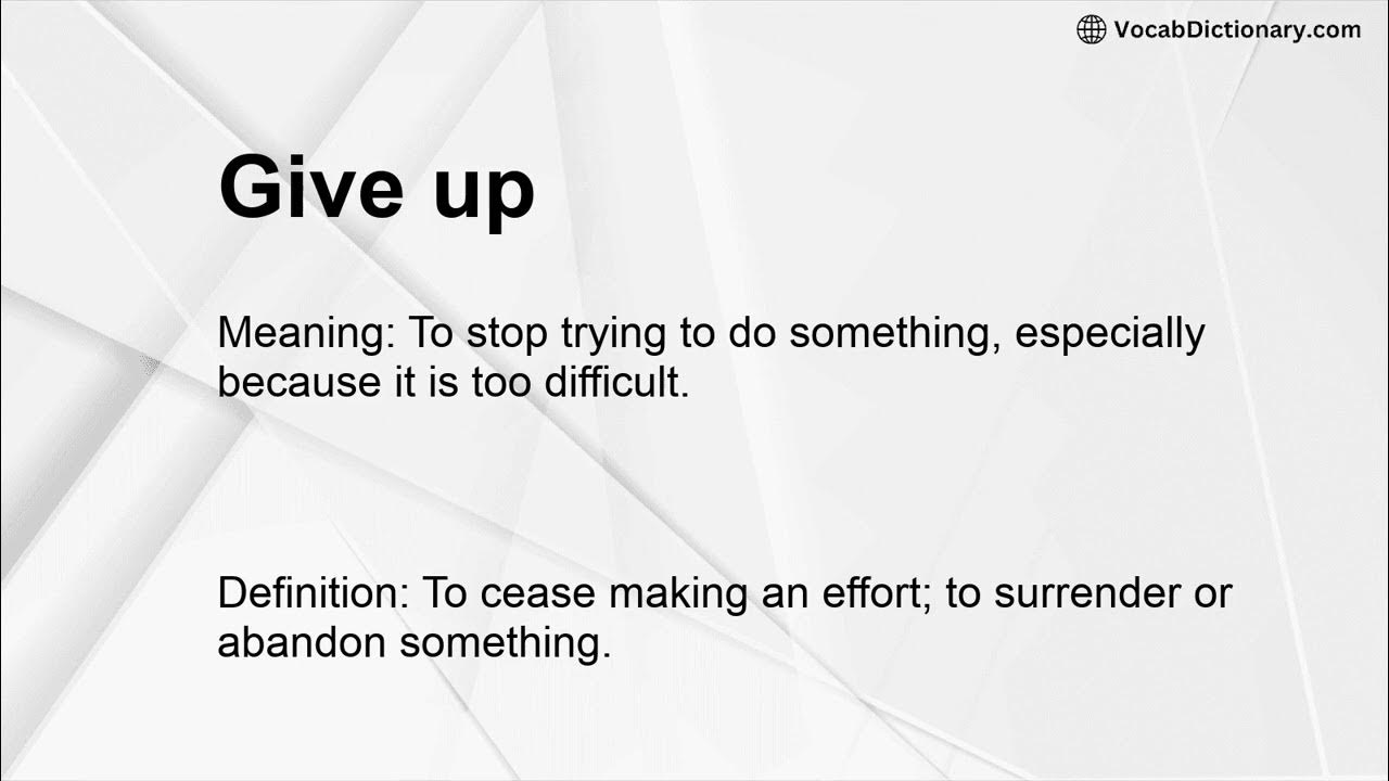 give-up-meaning-youtube