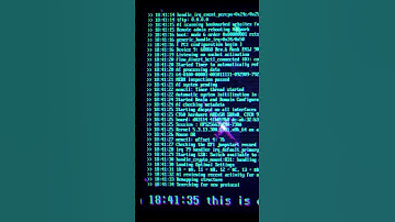 short version of the infinite boot mode demo #coding #animation #visualization #retro #crt #screen