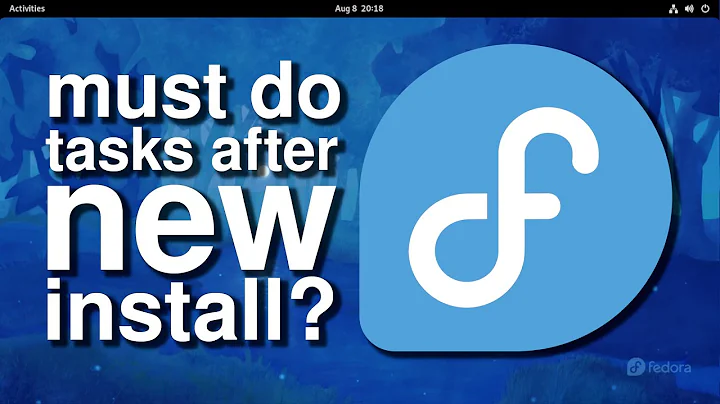 5 Things You MUST DO After Installing Fedora 35