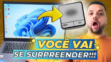 Como Usar a FUNÇÃO SECRETA no TOUCHPAD DO NOTEBOOK com Windows 11 que mostra a ÁREA DE TRABALHO