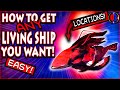 No mans sky how to get any living ship using glyphs  coordinates easy  living ships locations