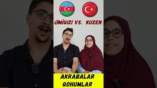 🇹🇷❣️🇦🇿 AİLE - Azerice Türkçe Yanlış Anlamalar | Azerbaycan vs Türkiye Türkçesi #shorts