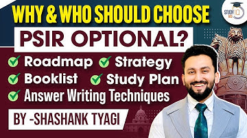 UPSC PSIR Optional | Complete Strategy & Roadmap | UPSC Mains | StudyIQ IAS
