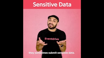 Sensitive Data - Event Tech Explained