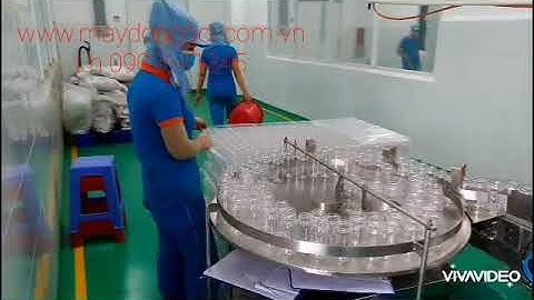 Dây chuyền chiết rót bột vô chai thủy tinh | Cơ Khí Anpha