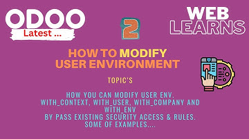 Modify Odoo Environment | Odoo Self Env in Odoo | Odoo Environment Variables