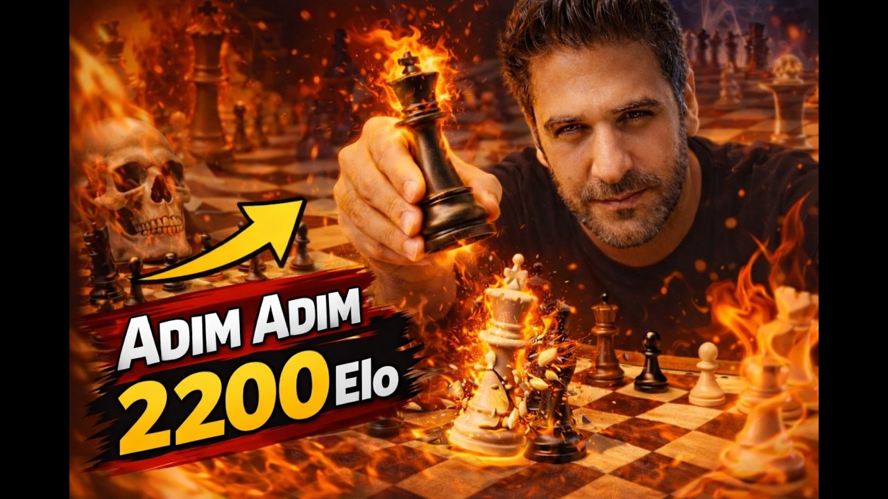 ADIM ADIM 2200 ELO  #chess #satranç #shortsvideo #chesscom