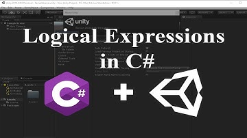 C# Lecture 2: Logical operators and Expressions in Unity C#