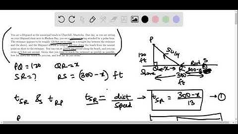 Swimming Running optimization problem