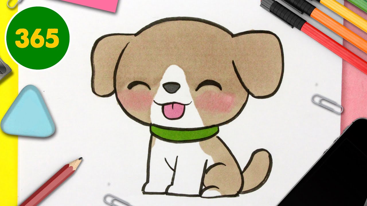 shabby panik mere og mere HUR MAN RITAR KAWAII HUND - YouTube