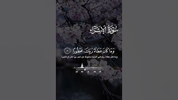 ومن أراد الأخرة وسعى لها سعيها وهو مؤمن🎧سورة الإسراء#محمد_اللحيدان#اكسبلور#اجمل_تلاوة_مهدئة_للاعصاب