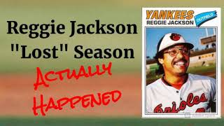 This Reggie Jackson Baseball Card Is PROOF that His “Lost” Season Actually  Happened – Wax Pack Gods