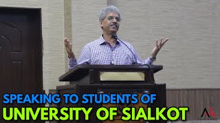 A talk with the students of University of Sialkot | Amin Hafeez