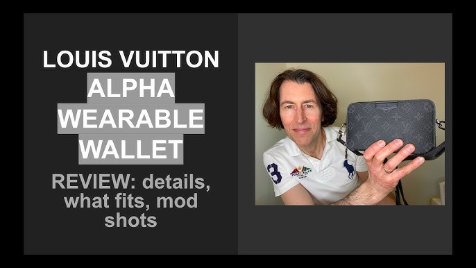 Louis Vuitton Alpha Wearable Wallet Unboxing #louisvuitton  #alphawearablewallet #damiergraphite 