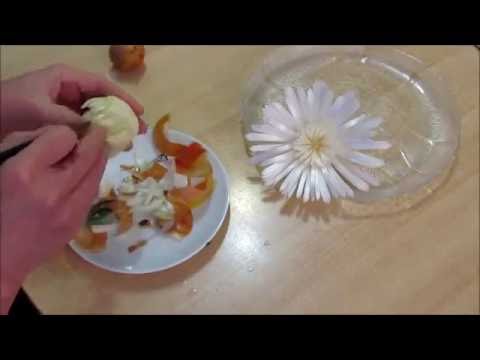 Cara Membuat Bunga Lotus Dari Bawang Bombay Youtube