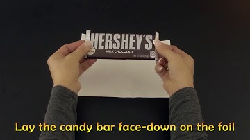 How to foil wrap a HERSHEY