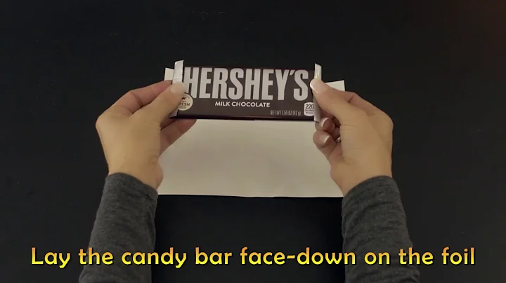 How to foil wrap a HERSHEY'S Candy Bar and wrap with our personalized candy wrappers