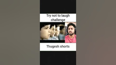 Thugesh Unfiltered try not to laugh challenge New posts #thugeshshorts