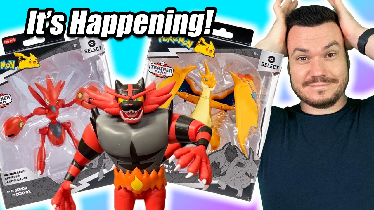 Новые фигурки Сцизора, Мега Чаризарда Y и других персонажей.
