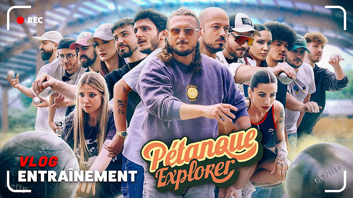 Journée d’entraînement pétanque avec tout le monde sauf Freddy qui a une bonne excuse