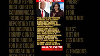 BREAKING Insecure loser Trump just threatened to PUNISH Kristen Welker of Meet the Press in a nucle