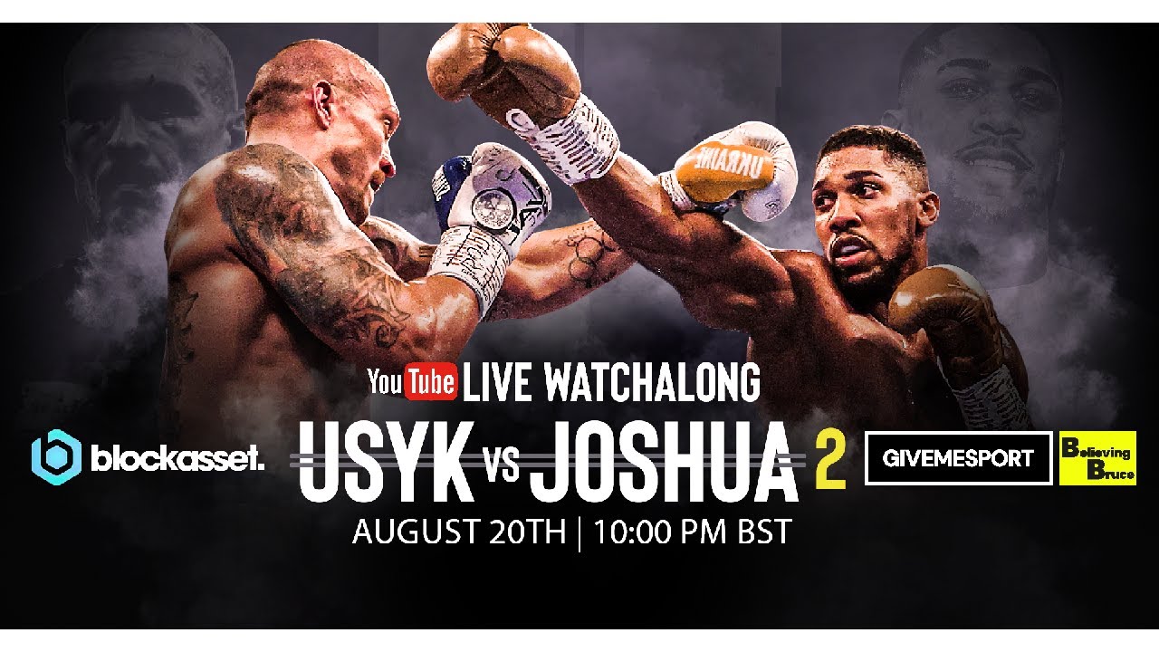 Live watchalong of the Anthony Joshua vs