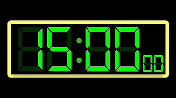 15 Minutes Countdown (Digital Stopwatch Version) Remix BBC World News Countdown