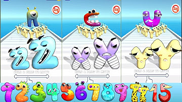 Merge Alphabet ABC Letter Go Vs Merge Monster Run, Number Lore New Update ⭐⭐⭐⭐⭐⭐ abcdefghijstuvwxyz