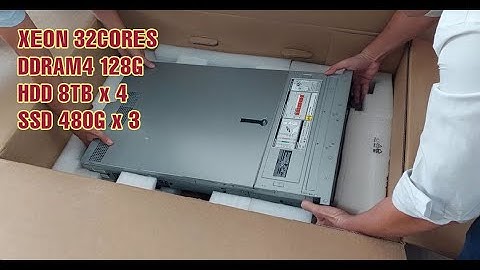 Mở hộp và setup máy server R750XS vào tủ Rack