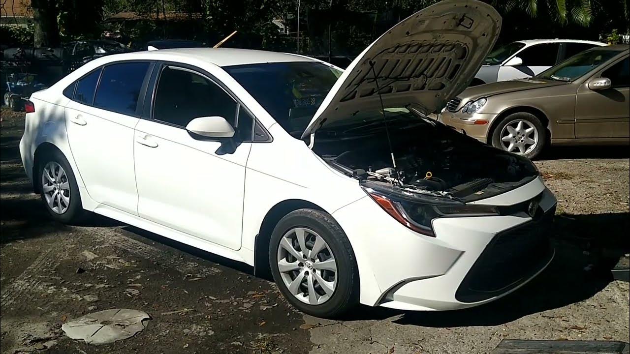 2021 Toyota Corolla Quick Oil Change - YouTube
